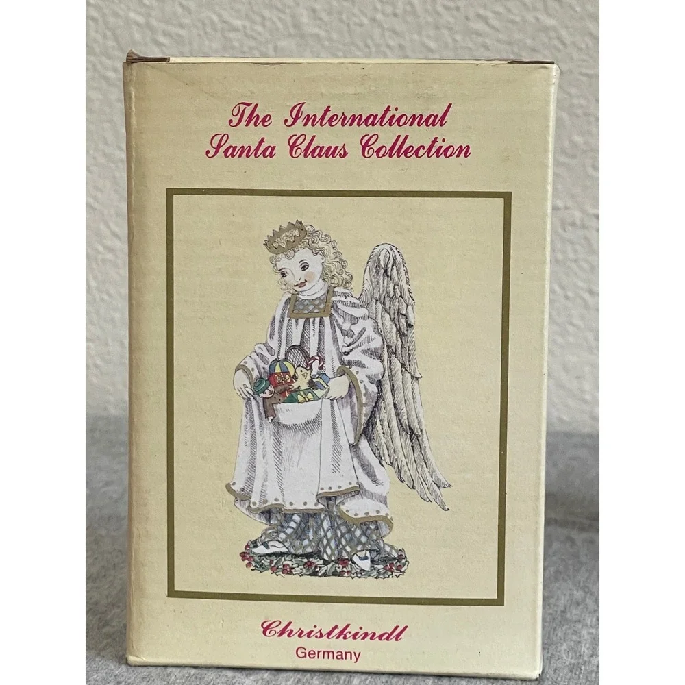 International Santa Claus Collection Christkindl Germany Angel SC08 White Gold